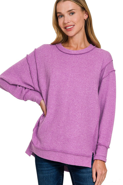Brushed Melange Hacci Ultra-Soft Oversized Sweater