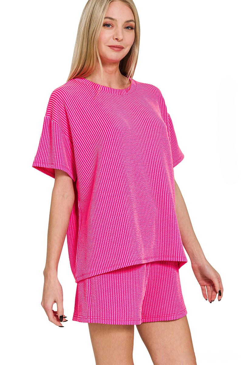 Coastal Luxe Ribbed Co-ord Set