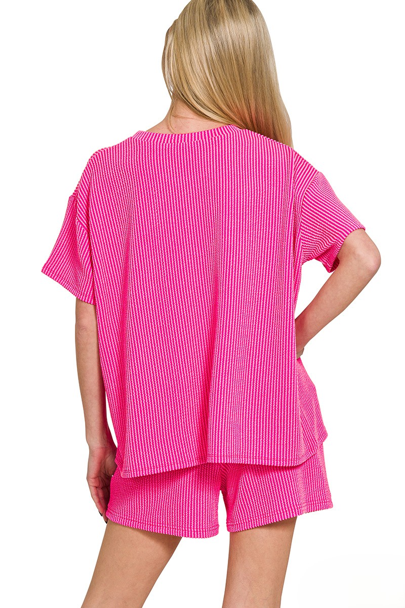 Coastal Luxe Ribbed Co-ord Set
